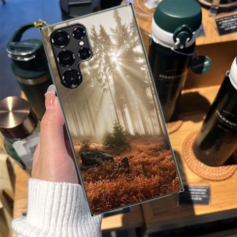 Mountain Forest Cases Phone Case for Samsung Galaxy S26 Ultra S25 Edge S24 S23 FE S21 Plus S20 S22 Cover TPU Capa Shell Shockpro Samsung S25 Edge