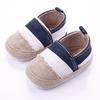 Sapatos de bebê listrado primeiros caminhantes tênis da criança sola macia antiderrapante berço bebê menino menina sapatos bonitos