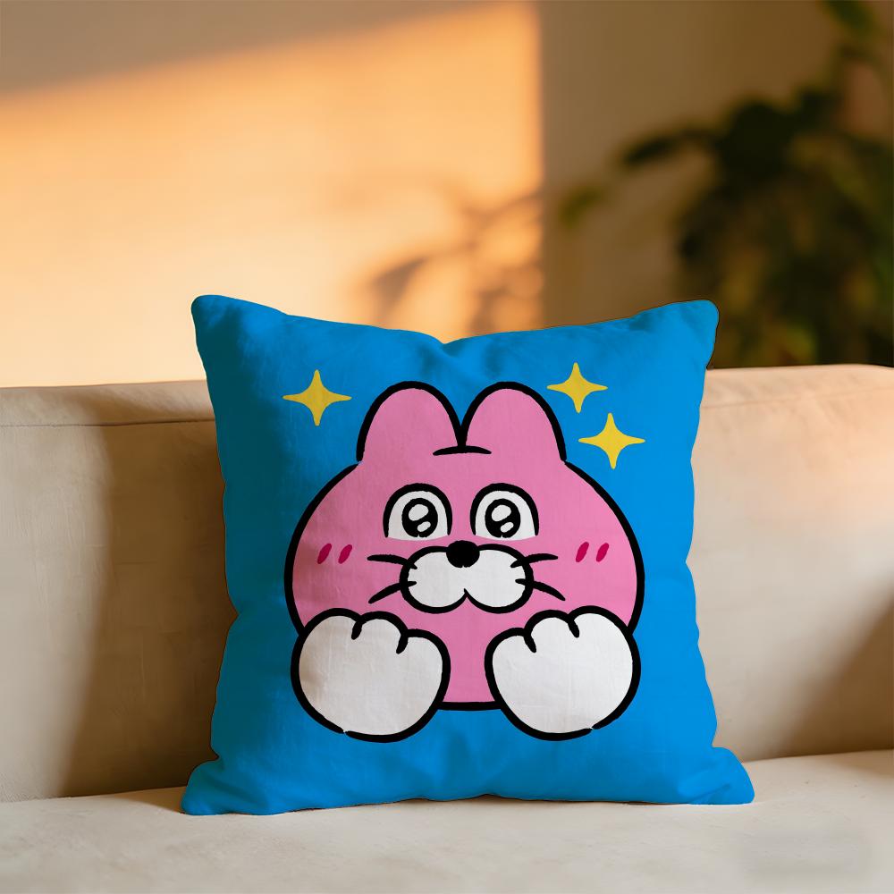 

Zizone Cat Cushion Cover Cozy Velvet Throw PillowSoft Warm Cushion For Sofa Bed 30x30 cm