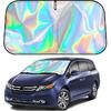 D-Lumina Windshield Sun Shade For 2011-2017 Honda Odyssey Mini Van Accessories, Iridescent Reflective Front Window Sunshade Sun Visor Protector Block