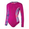 Womens/Ladies Marble Rash Guard Swimsuit