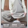 Lazy Striped Glutinous Rice Pants Women's Spring and Autumn New High-waisted Versatile Wide-leg Pants Drape Style Casual Pants