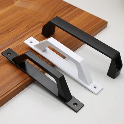 Pulls Closet Door Handle Punch-free Hardware Cabinet Drawer Handles Pulls Black Furniture Hardware Furniture Handle Wardrobe
