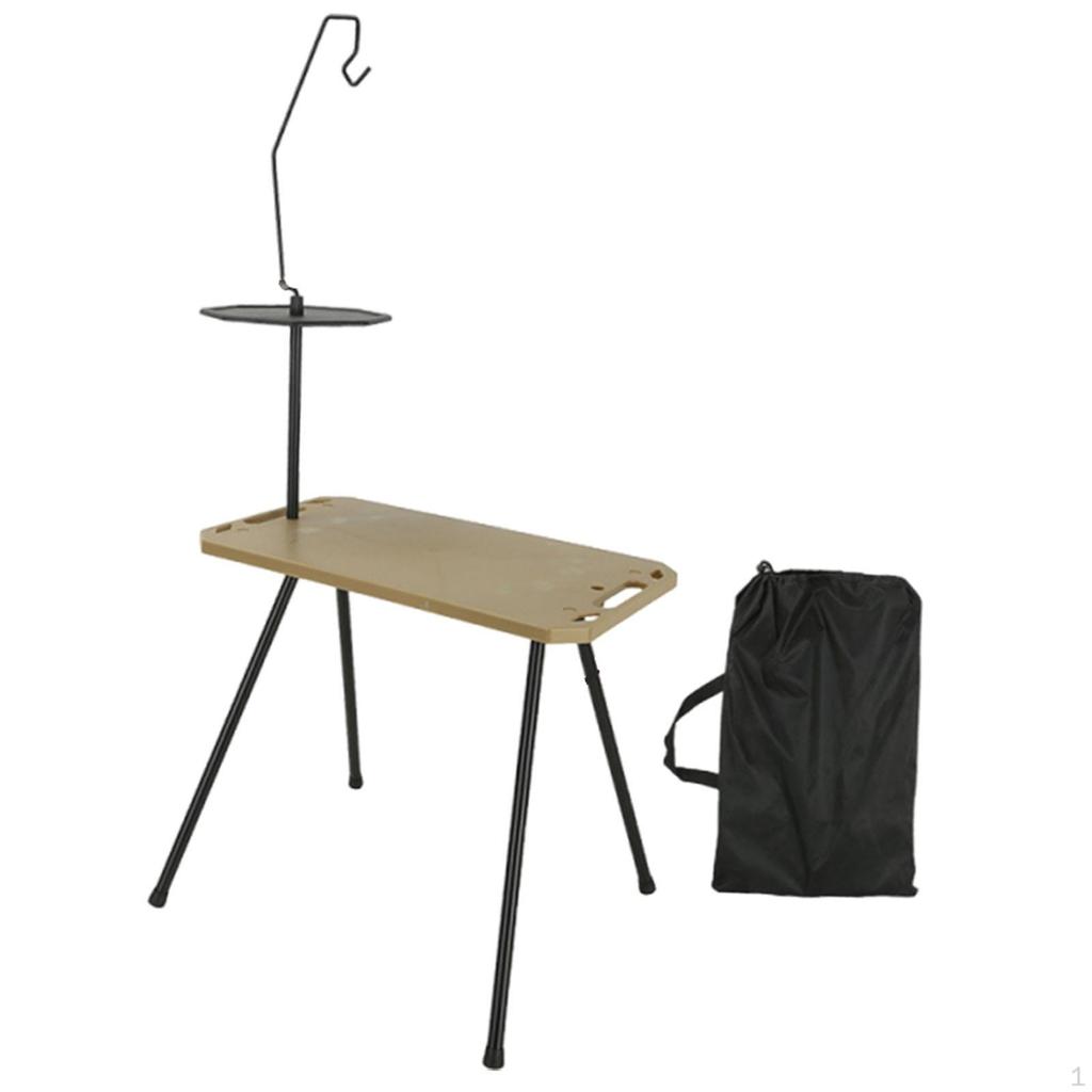 Outdoor Camping Foldable Table Detachable Legs Rectangular Desk Multipurpose with Storage Bag PP