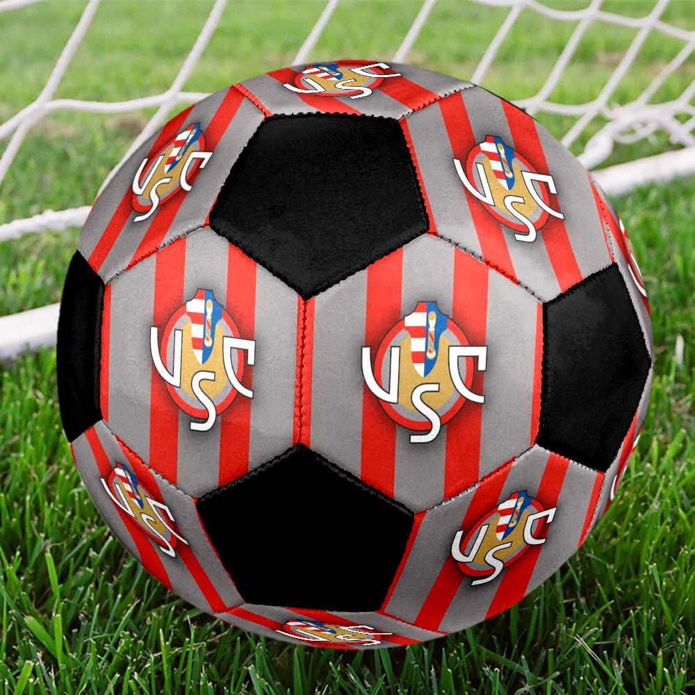 US Cremonese Indoor Soccer Ball Colorful Machine Stitched PVC Size 5 Team Training Competition Ready Durable High-Bounce Cool Sports Gift