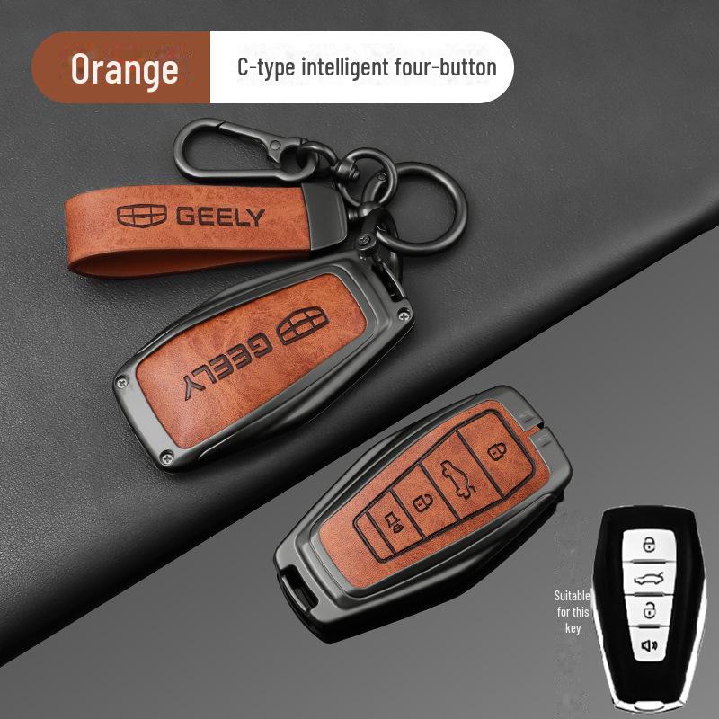 Husă cheie auto Geely pentru Emgrand, Haoyue L, Xingyue L, Xingrui L, Boyue, Binyue, Vision X6/X3