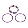European & American Acrylic Geometric Oval Bracelet: Colorful Classic Stackable Bangle Jewelry for Women