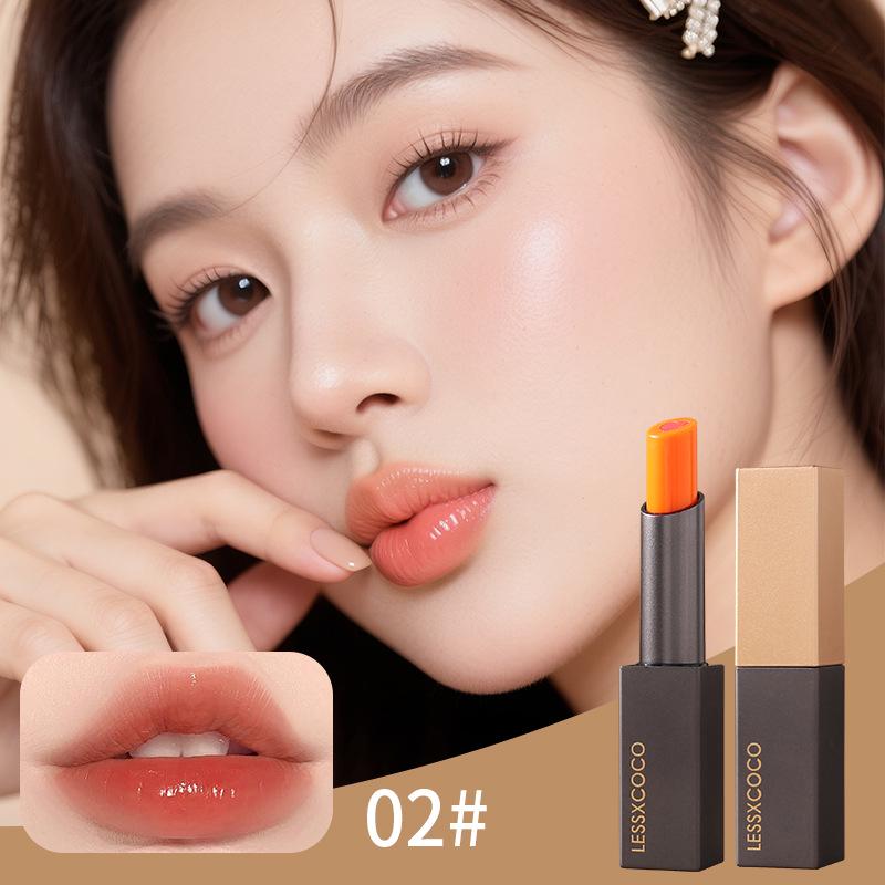 Lessxcoco Soft & Moisturizing Color-Changing Lipstick - Unique Shades for Every User, Hydrating & Anti-Cracking Lip Balm. 3g