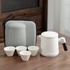 Outdoor Travel Tea Set, Portable Storage Bag, One Pot, Four Cups, Outdoor Portable Special Tea Drinking Equipment, Express Cup