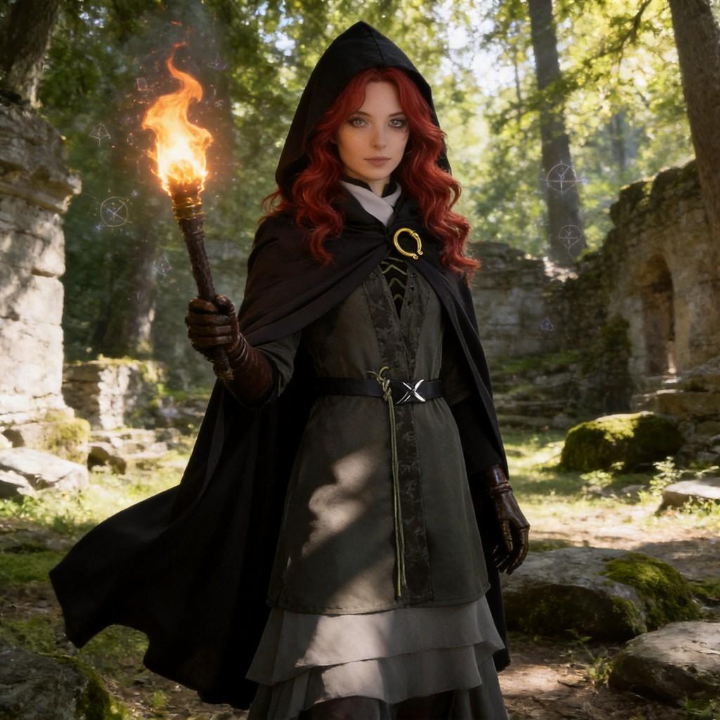 Elden Ring Melina Cosplay Kostuum Met Brandwerend Stof Voor Anime Conventies