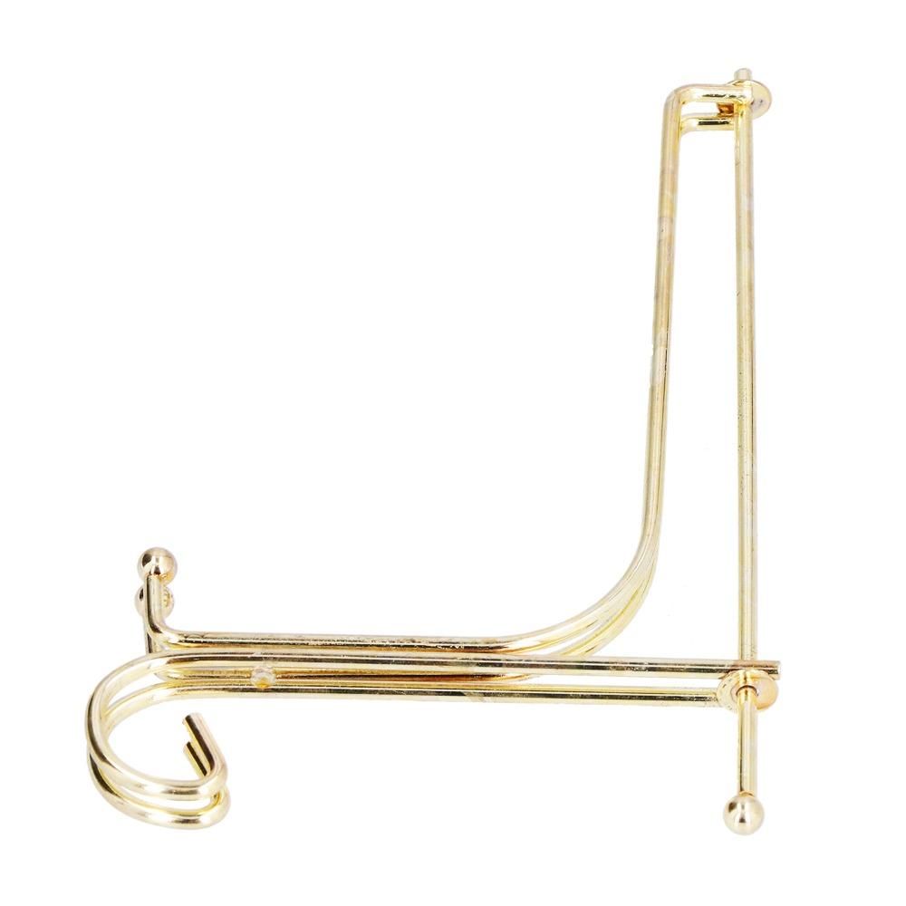 7.87x5.31in Marble Clock Display Bracket Iron Nordic Style Decor Stand  Shelf Decoration