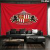 Sunderland A.F Custom Name Wall Tapestry Aesthetic Wall Hanging Printed Fabric Blanket Decorative Tapestries for Bedroom Living Room Home Decor