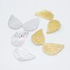 20PCS Gold And Silver Color Angel Wing Appliques Iron-On Patches DIY Crafts Patches  For DIY Crafts