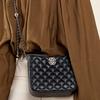 Fashion Versatile Shoulder Women's Bag New Leather Chain Rhombus Bag Commuter Bucket Bag Shoulder Bag