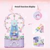 710Pcs Mini Building Blocks Music Box Building Rotating Carousel Ferris Wheel Building Block For Girls Children Toys
