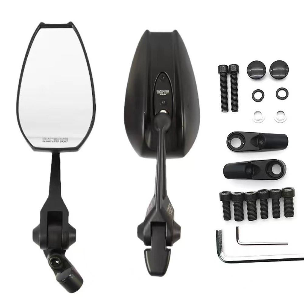 

Rotate Rear View Glass Blue White Glass Back Sight Motorcycle Modifications Accessories белый