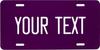 Custom Aluminum Car Tag Personalized Front License Plate Metal Wall Decor for Garage
