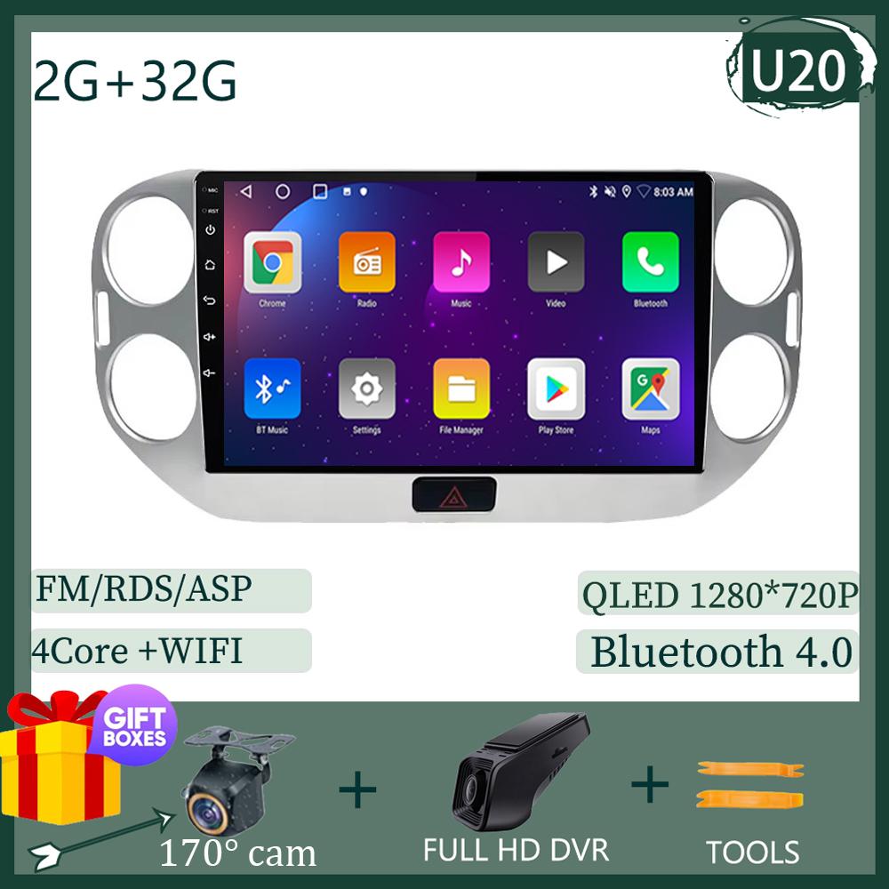 Radio Auto Android 14 Pentru Volkswagen VW Tiguan 2010 - 2017 GPS Bluetooth Stereo Multimedia Video Navigație GPS CarPlay Auto