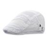 New Men Mesh Berets Visor Hats Summer Fashion Vintage Flat Caps Casual Cotton Adjustable Sun Hat Beret For Men'S