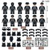 Military Series Black Special Police Anti-terrorism Police Figure Building Blocks Toy