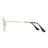 RayBan Oval Frame Metal Oval Sunglasses Unisex Style