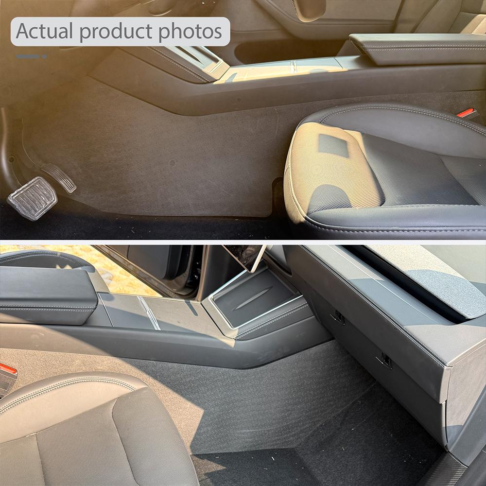 For Tesla Model Y Juniper 2025 2026 Central Control Side Anti Kick Pad TPE Anti-dirt Mat for Tesla Model Y Juniper Accessories