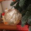 Foam Christmas Hanging Balls Champagne Xmas Balls Pendant Christmas Tree Ornaments  New Year