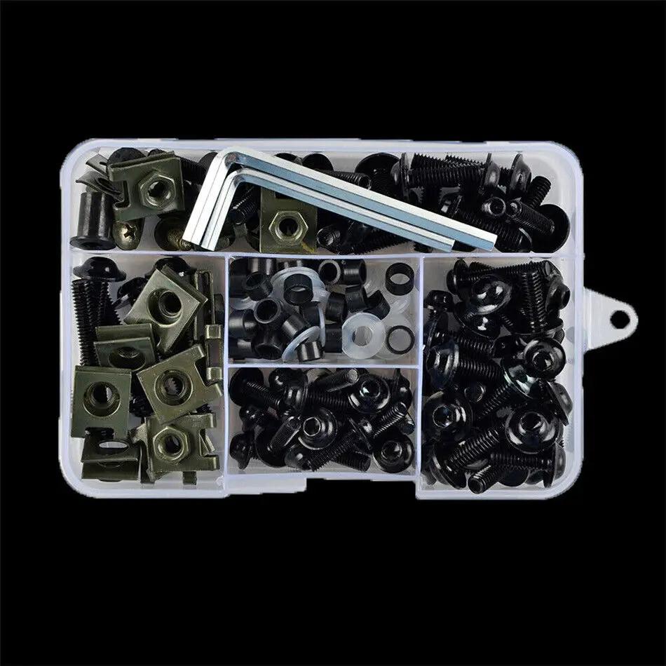 177PCS for Motorcycle Fairing Set Screws Modification Accessories Windshield Cover Set Screws Color