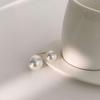 Fashion Double Pearl Brooches for Women Sweater Collar Needle Brooch Pins Anti-glare Clothing Accessories