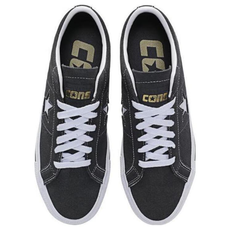 Converse One Star Pro Low Dark Matter Unisex Sneakers Grey White Black A08482C