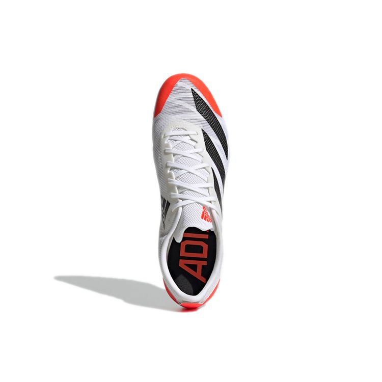 Adidas Adizero XCS White Solar Red Unisex Sneakers Cloud-White Core-Black FY4089