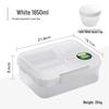 Microwaveable Double-Layer Compartmented Bento Lunch Box