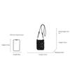Fashionable Sequin-Textured Women'S Handbags Mini Phone Crossbody Bag Minimalist Adjustable Strap Shiny Small Shoulder Bag