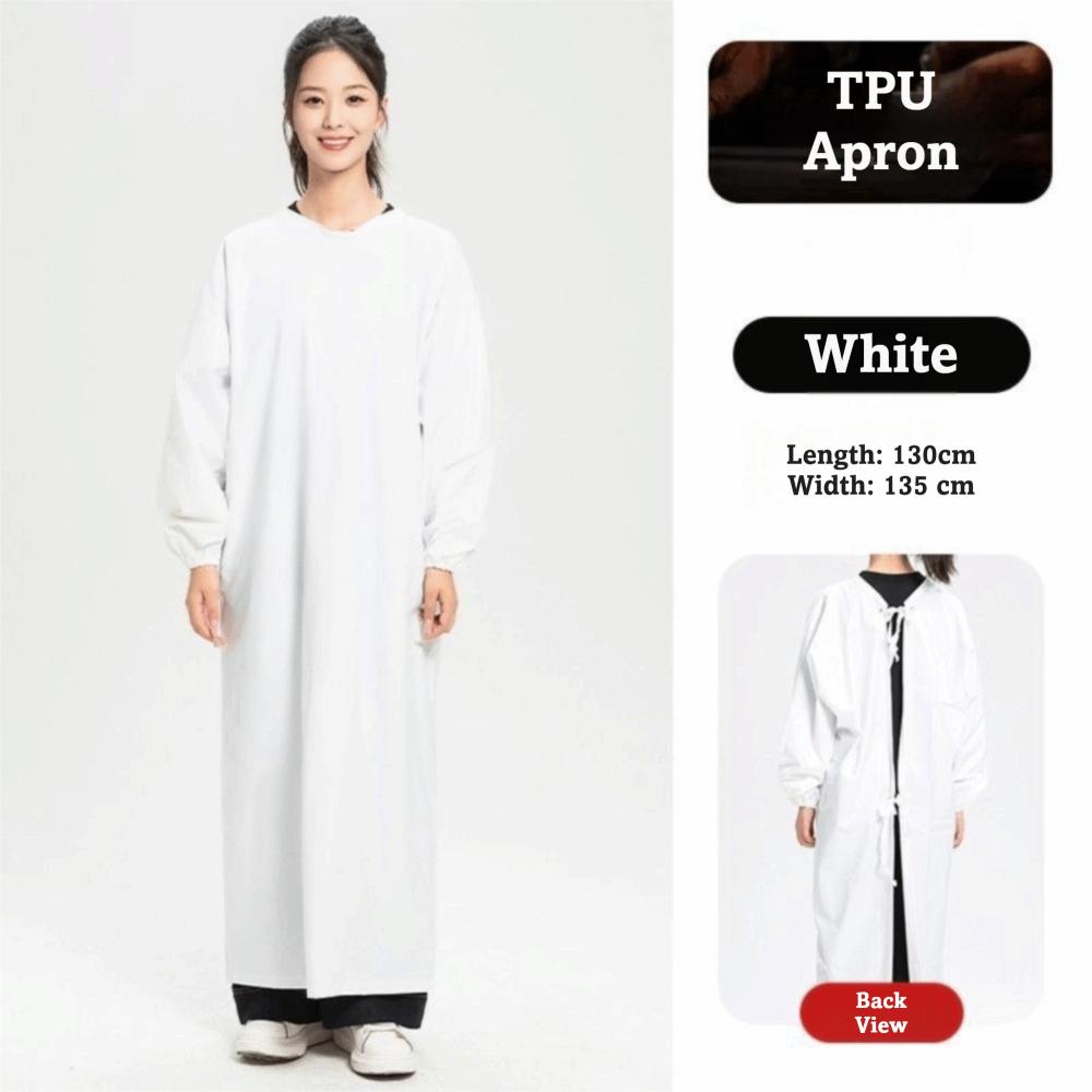 

Wear-Resistant TPU Apron Acid Resistant Oil Resistant Apron Work Coverall Food Factory