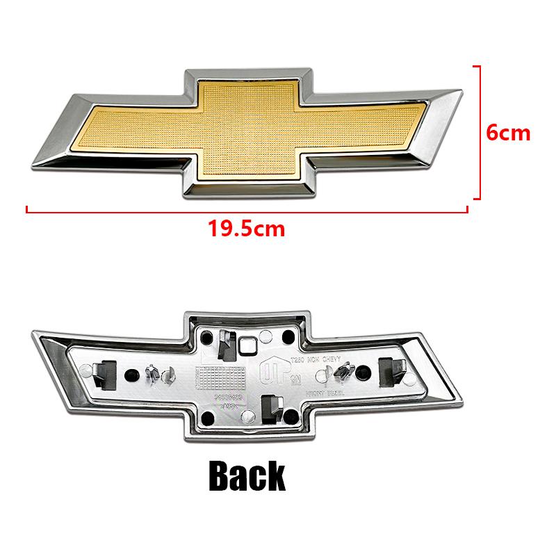 Car Front Bonnet Badge Rear Trunk Stickers for Chevrolet Logo Classic Cruze Malibu XL Cavalier Trax Auto Captive Aveo Sonic Sail