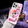 Cartoon Star P-Powerpuff Girls Phone Case For iPhone 16 15 14 13 12 11 Pro Max White Matte Laser Metallic Aurora Funda