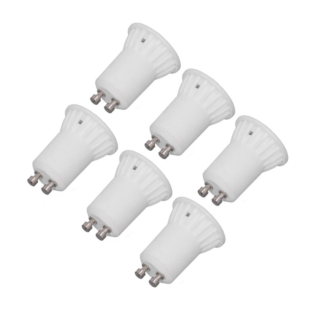 6pcs LED MR11 Light Bulbs Ceramics 4W 360LM No UV 120 Degree Beam Angle GU10 Holder Home Lighting Tool AC 220V