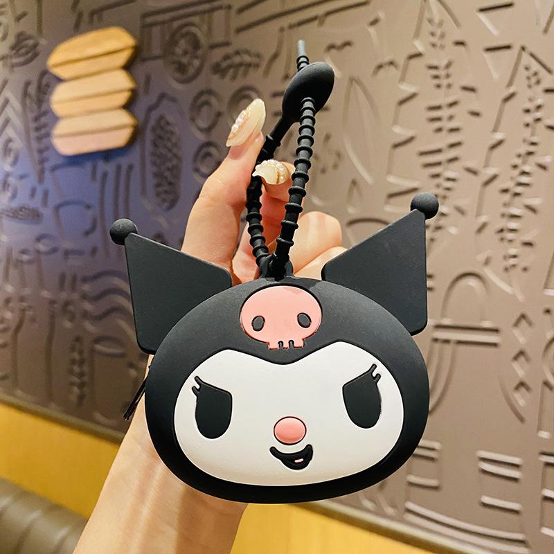 

Sanrio Mini Silicone Bag Pendant Coin Holder Cartoon Purses Earphone Storage Bag