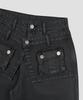 Beodeonteu Garment Dyed Multi-Pocket Layered Pants [Charcoal]
