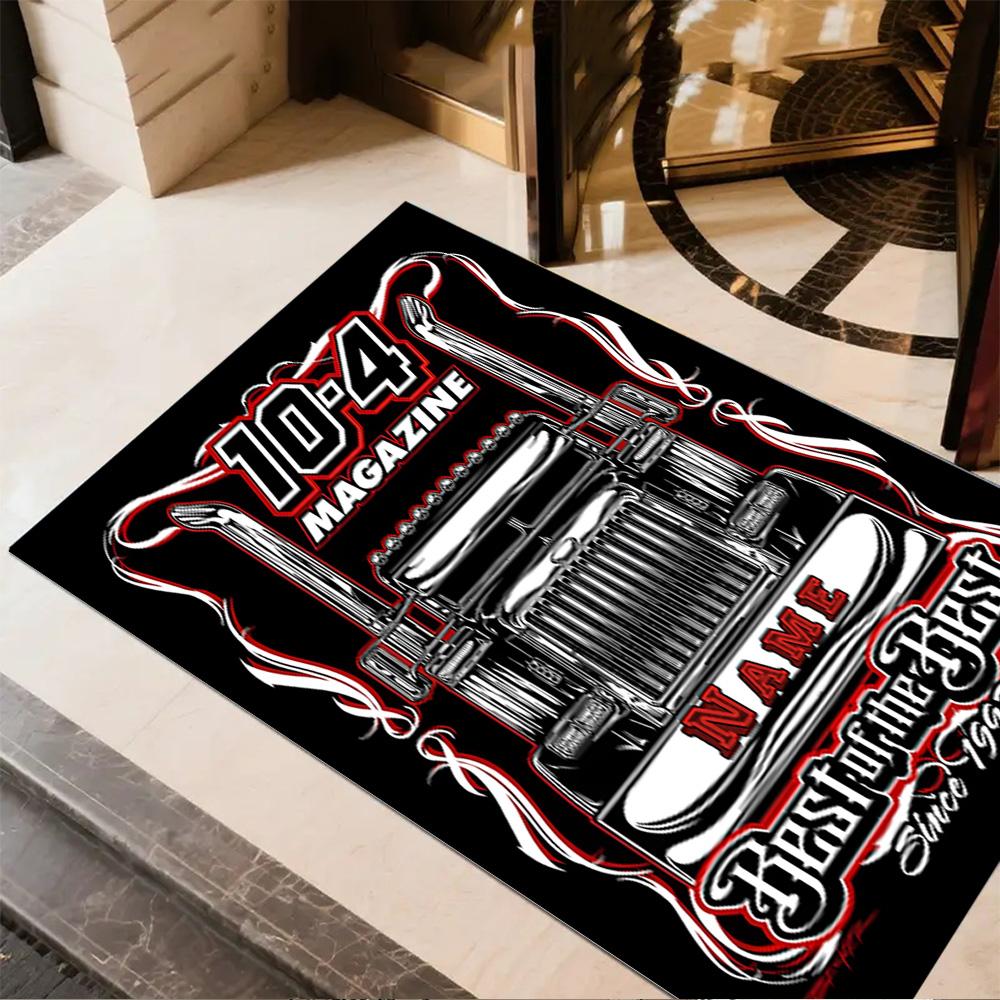Truck Culture Classics Since 1993 Customize Your Name Area Rug Perfect for Game Room Entryway Dormitory Kitchen Antislip Carpet Anime Office Decor