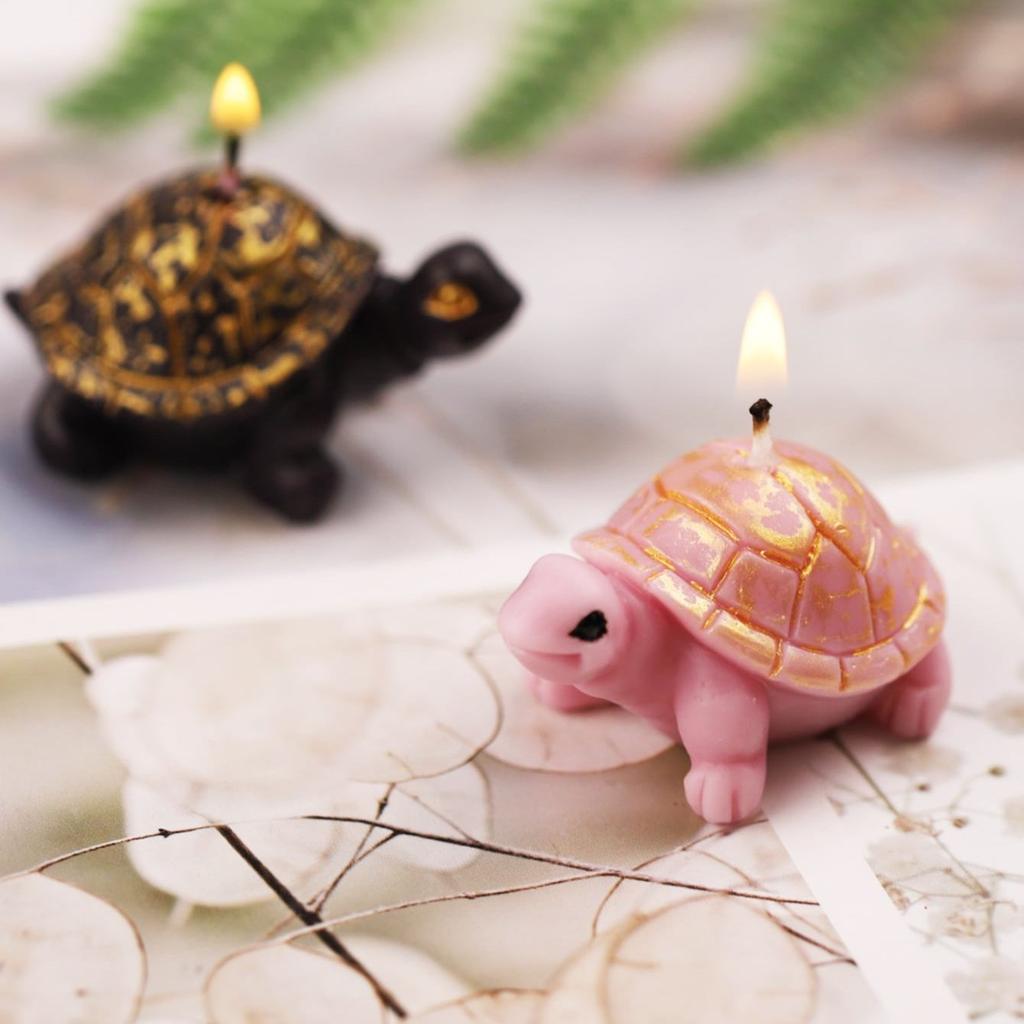 1pc-New arrival candle making kit DIY drop glue little turtle silicone candle mold for making candles