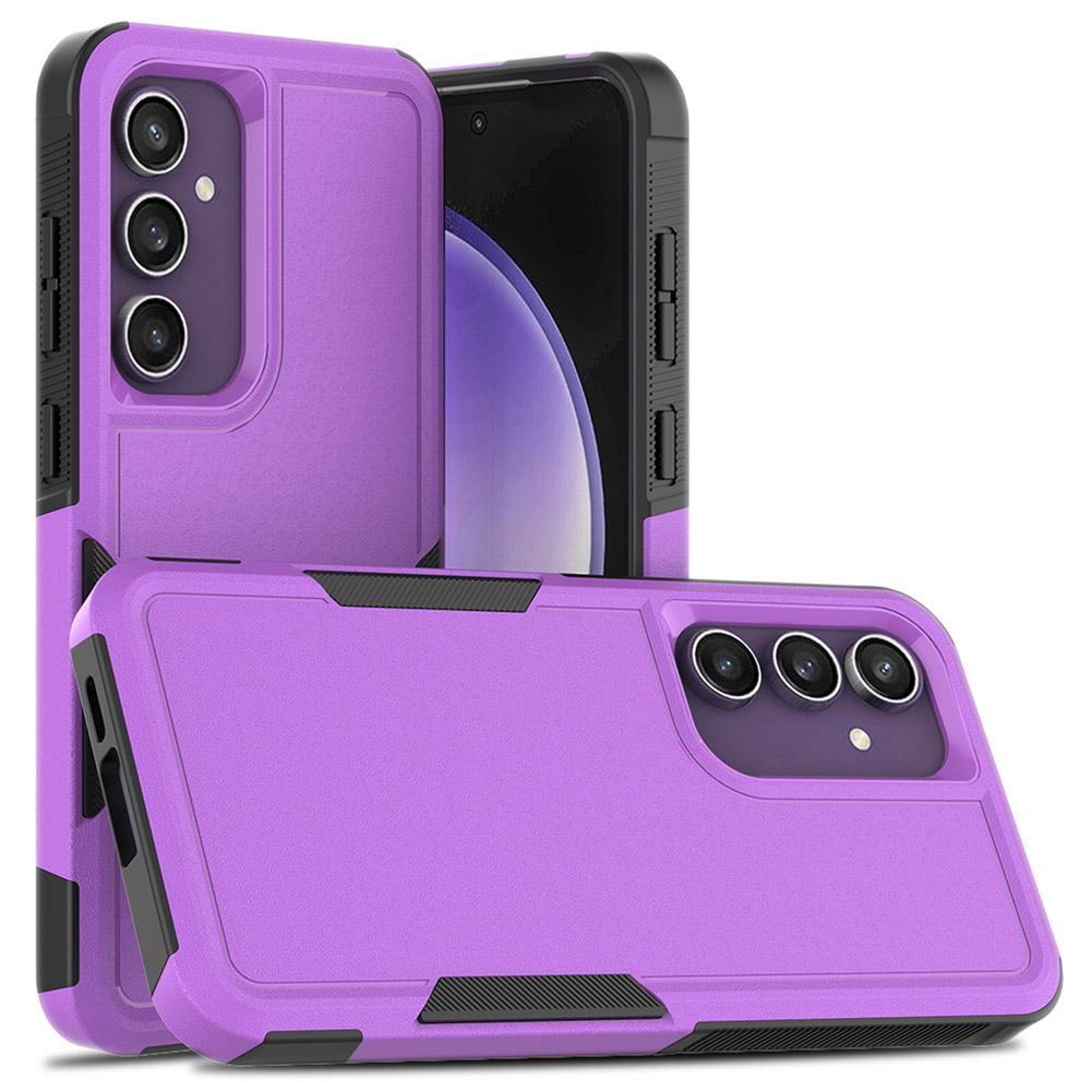 For Samsung Galaxy S24 FE Case 2-in-1 PC+TPU Shockproof Phone Cover