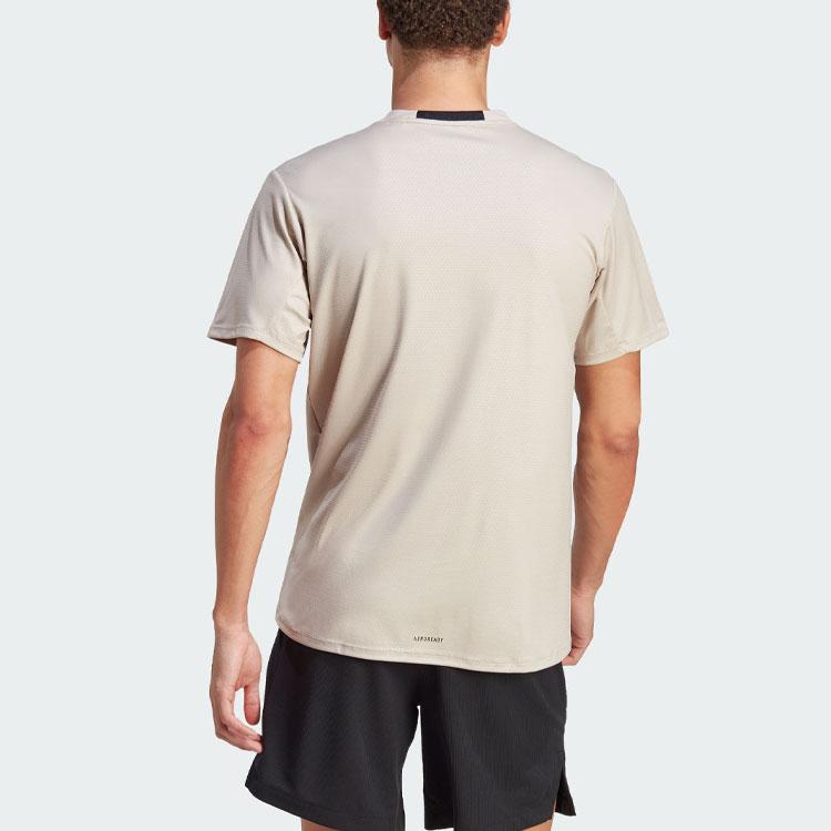 New Adidas D4T T Shirts Men Beige HY0774