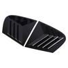 2 Pcs Rear Window Side Shutter Glossy Black Weatherproof Rugged Construction for 1 Series E87 2005 To 2011