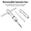 2Pieces High Strength Tap Wrench Set Adjustable Size 3-12mm Long Lifes Steel Suitable For Mechanical And Household Tasks