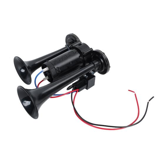 Kit de claxone electrice duble super zgomotoase cu compresor Impermeabil rezistent la rugină Instalare simplă Kit de claxone de aer SUV pentru mașină