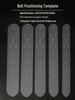 DIY Handmade Leather Belt Punching Template with Positioning Diagram - 5 Specifications Leather Strip Module