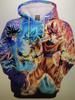 Spring And Autumn Casual Animation Sweater Dragon Ball 3D Digital Printing Hooded Pullover Sweater