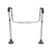 Toilet Safety Rail, Bathroom Toilet Seat Frame, Adjustable Width & Height Fit Most Toilets, Supports 300lbs, Toilet Handles Grab Bars with Padded