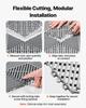 Interlocking Drainage Mats, 310 X 310 Mm, Modular Garage Flooring Tiles, Non-Slip PP Drainage Floor Tiles, Self-Draining, Easy Installation, for